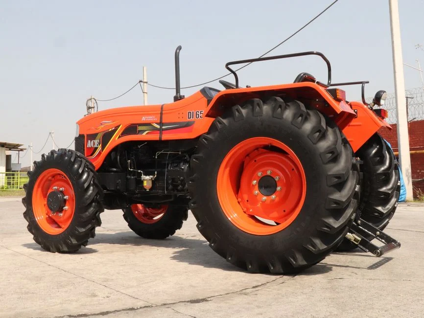 High-quality image of ACE 4WD DI 65E tractor in Faridabad, showcasing its powerful design