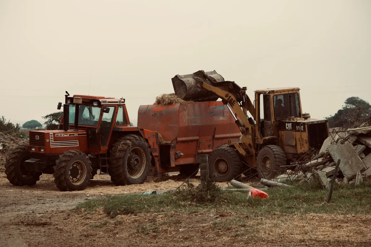 Front Tractor Tires: Which Tread, Size and Pair to Buy Tractor and loader working in rural Cape Town, South Africa.